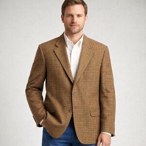 Vintage Stafford Wool Blazer | Ivy, Dark Academia | Heritage Length | USA, 44R